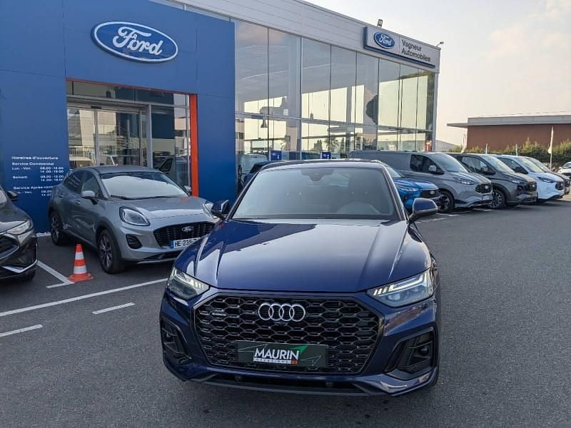 Occasion Audi Q5 Sportback S-Line 265 ch (194 kW) 2022 Bleu navarre métallisé SUV