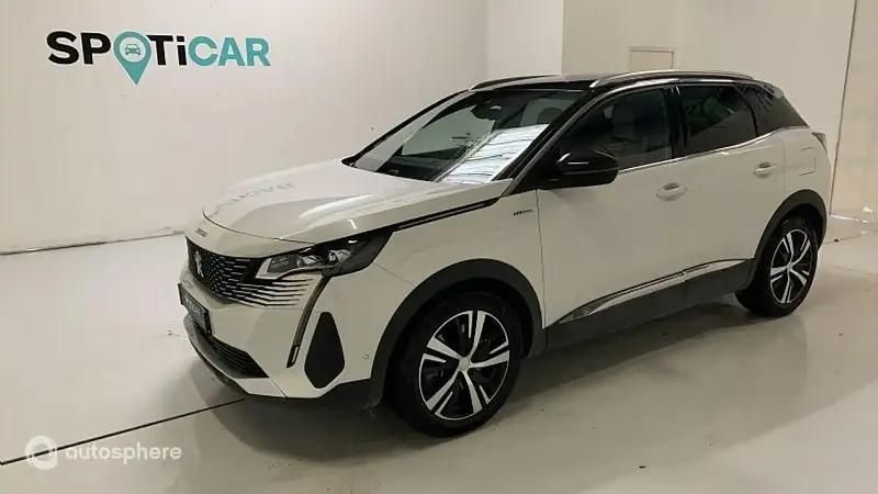 Peinture metallisee vernie blanc na Utilisé 2021 Peugeot 3008 GT SUV | 29 399 € - Image 1/4