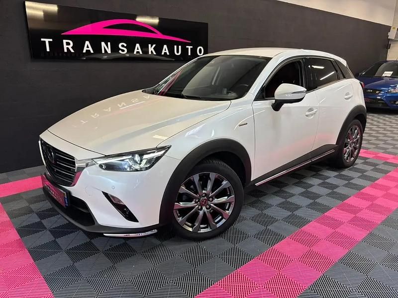 Blanc Occasion 2021 Mazda CX-3 SUV | 19 490 € (Super prix) - Image 1/4
