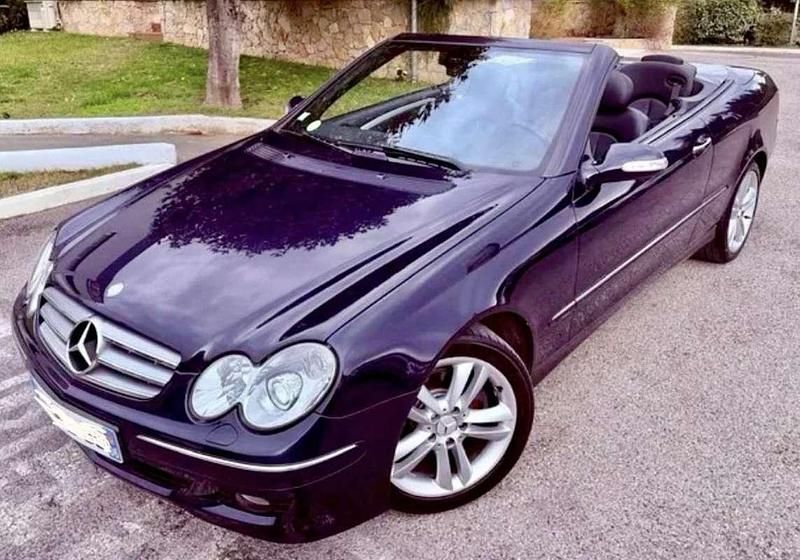 Occasion Mercedes CLK280 Avantgarde 231 ch (169 kW) 2006 Bleu Cabriolet