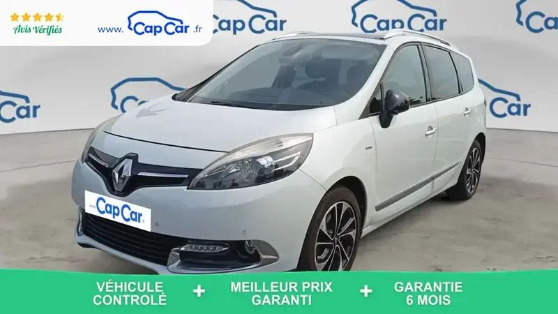 Blanc Utilisé 2015 Renault Grand Scénic III Bose Edition Monospace | 8 000 € (Bon prix) - Image 1/4