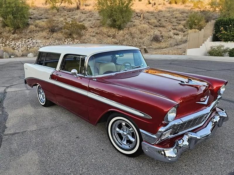 Rouge Occasion 1957 Chevrolet Bel Air Berline | 30 000 € - Image 1/4