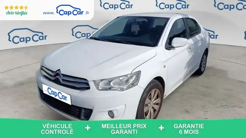 Blanc Utilisé 2016 Citroën C-Elysee I Live Berline | 6 390 € (Prix juste) - Image 1/4