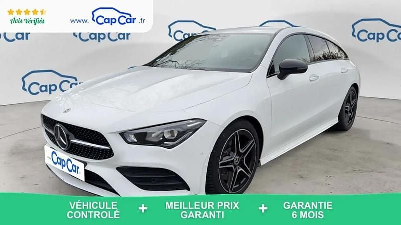 Blanc Utilisé 2021 Mercedes 200 AMG line Break | 27 030 € (Bon prix) - Image 1/4