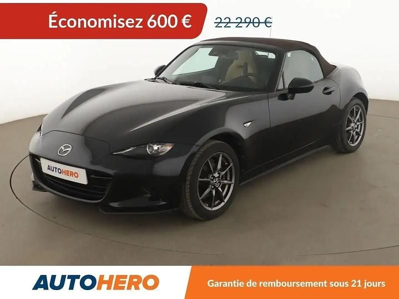 Noir Occasion 2018 Mazda MX5 Cabriolet | 21 190 € - Image 1/2