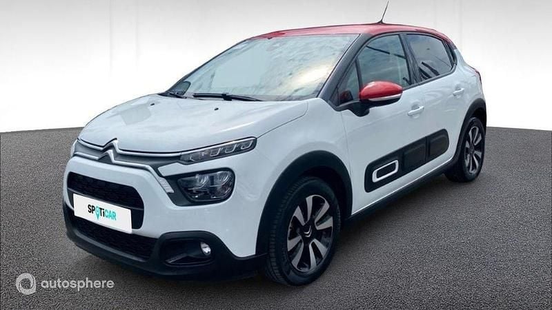 Blanc Utilisé 2023 Citroën C3 PureTech Citadine | 12 839 € (Prix juste) - Image 1/4