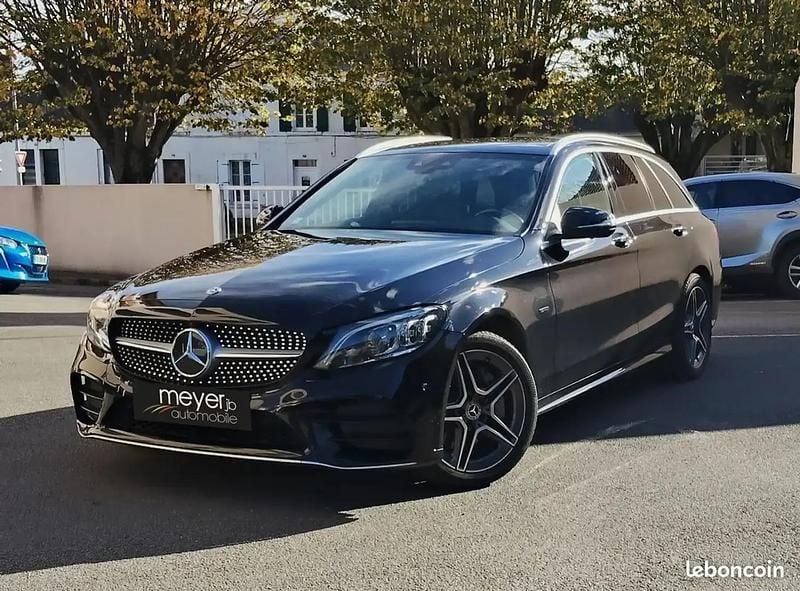 Noir Utilisé 2021 Mercedes C300e AMG line Break | 29 490 € (Super prix) - Image 1/4