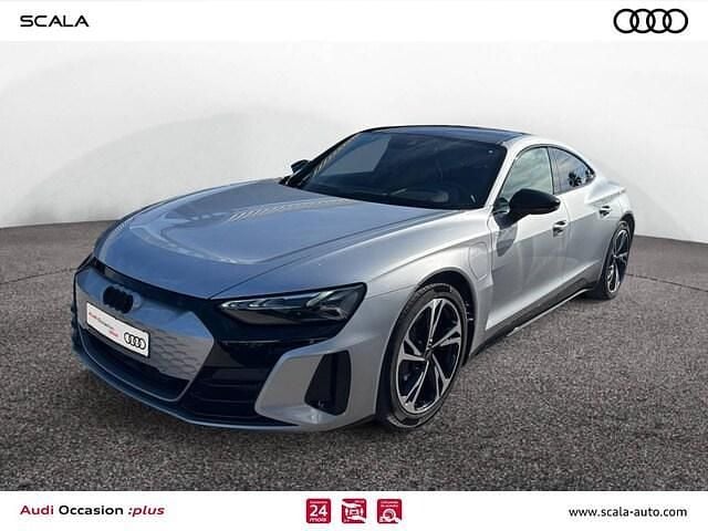 Argent fleuret métallisé Utilisé 2022 Audi e-tron GT quattro Sport Berline | 54 990 € (Bon prix) - Image 1/4