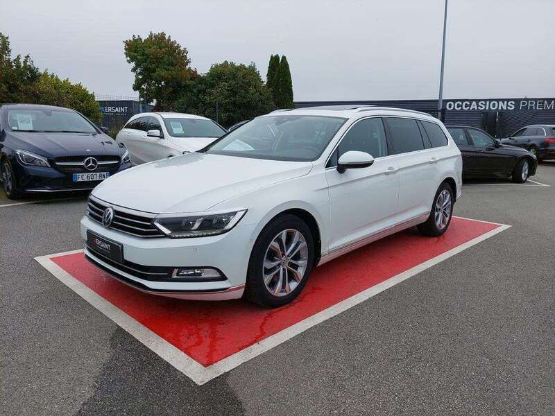 Blanc Utilisé 2018 VW Passat Break | 21 990 € (Prix assez cher) - Image 1/4