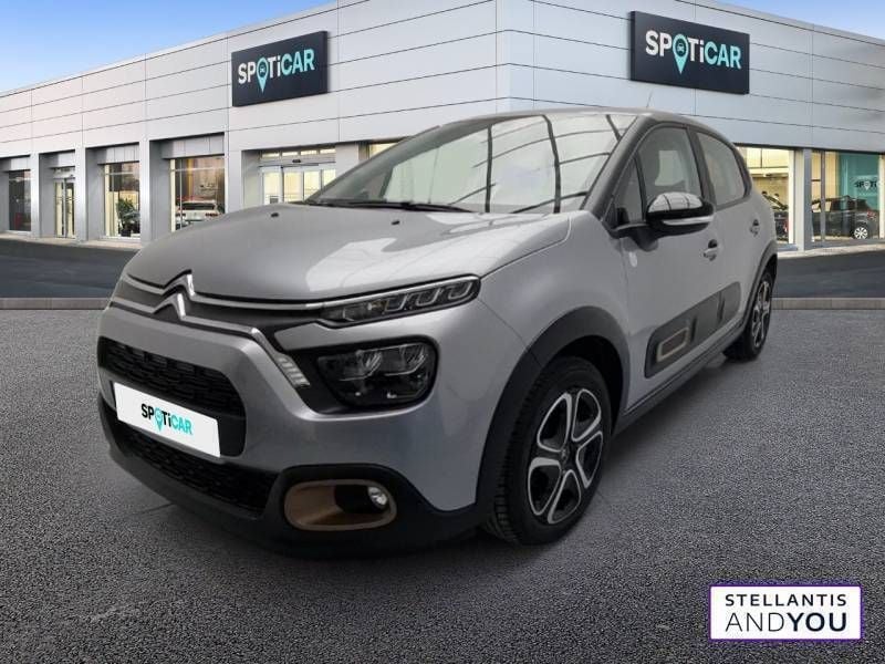 Gris Utilisé 2023 Citroën C3 PureTech Citadine | 13 890 € (Prix juste) - Image 1/3