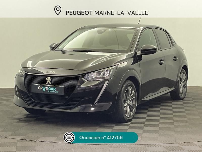 Noir Utilisé 2022 Peugeot e-208 Style Citadine | 15 980 € (Prix juste) - Image 1/4