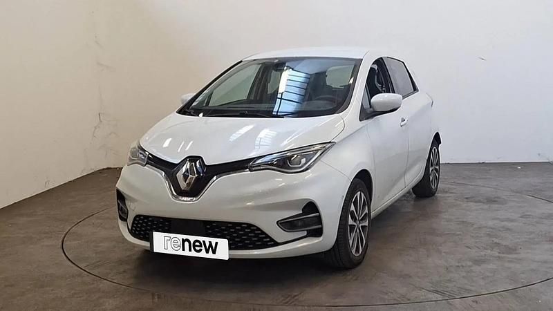 Blanc Utilisé 2020 Renault Zoe Intens Citadine | 9 990 € (Prix juste) - Image 1/4