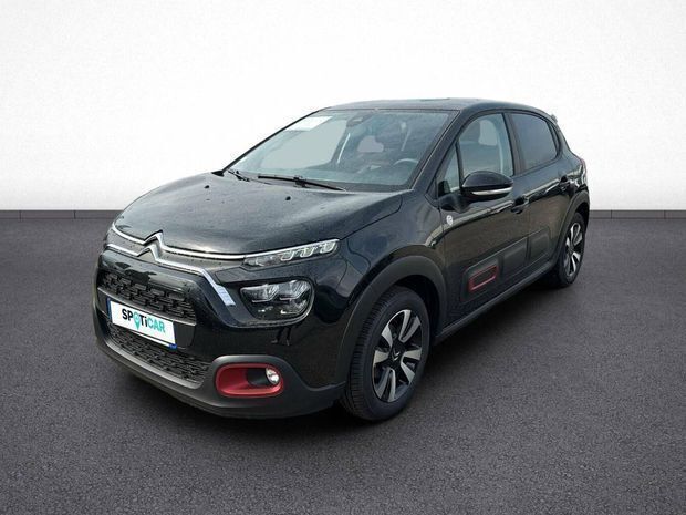 Noir Utilisé 2022 Citroën C3 Citadine | 10 490 € (Prix juste) - Image 1/4