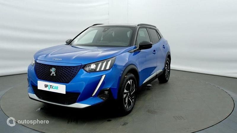 Orange Utilisé 2021 Peugeot e-2008 GT SUV | 16 218 € (Prix juste) - Image 1/4