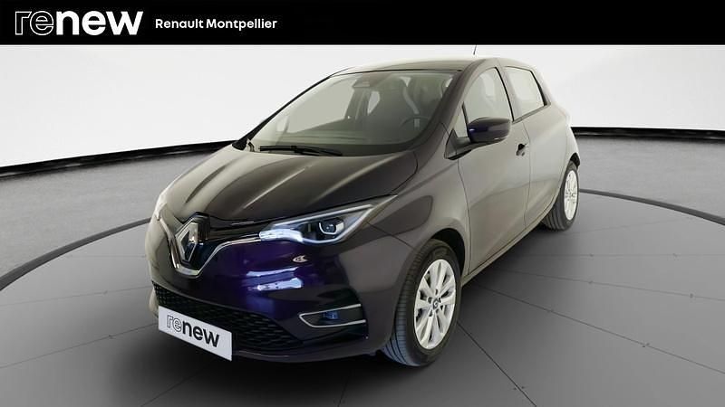 Violet Utilisé 2020 Renault Zoe Zen Citadine | 7 999 € (Super prix) - Image 1/4