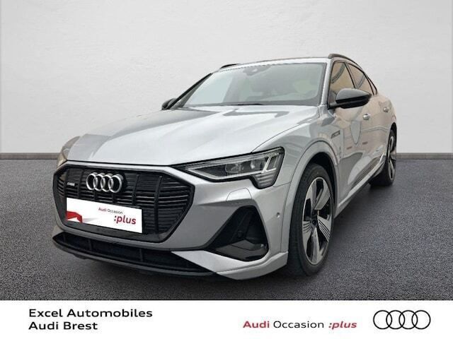 Argent fleuret métallisé Utilisé 2021 Audi e-tron Sportback S-Line SUV | 38 990 € (Prix juste) - Image 1/4