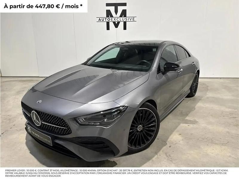 Gris Occasion 2024 Mercedes CLA200 AMG line Coupé | 37 900 € - Image 1/4