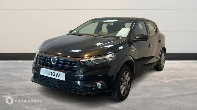 Noir Utilisé 2022 Dacia Sandero Comfort Citadine | 12 799 € (Bon prix) - Image 1/4
