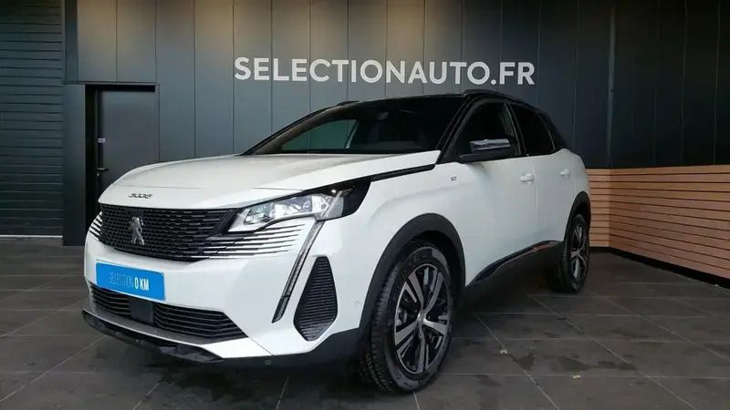 Blanc Utilisé 2021 Peugeot 3008 Allure SUV | 37 990 € - Image 1/4