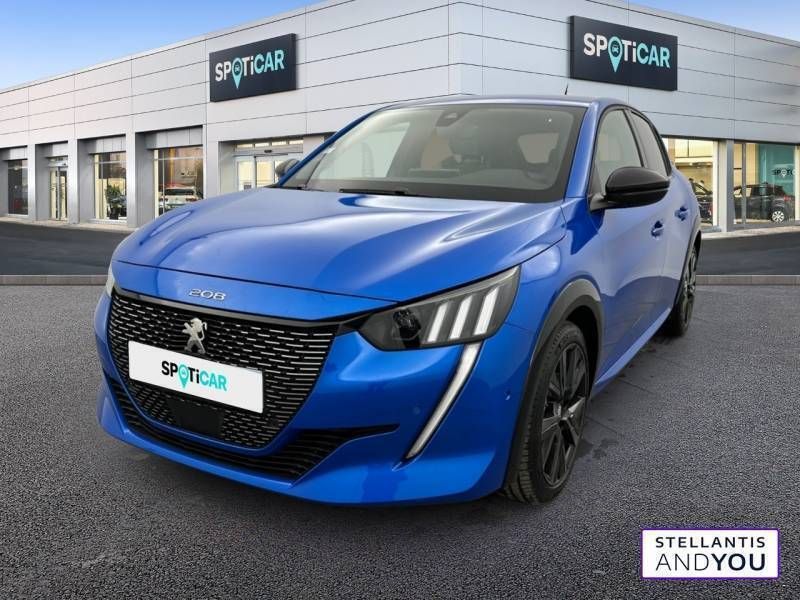 Bleu Utilisé 2021 Peugeot 208 GT Citadine | 15 490 € (Bon prix) - Image 1/3