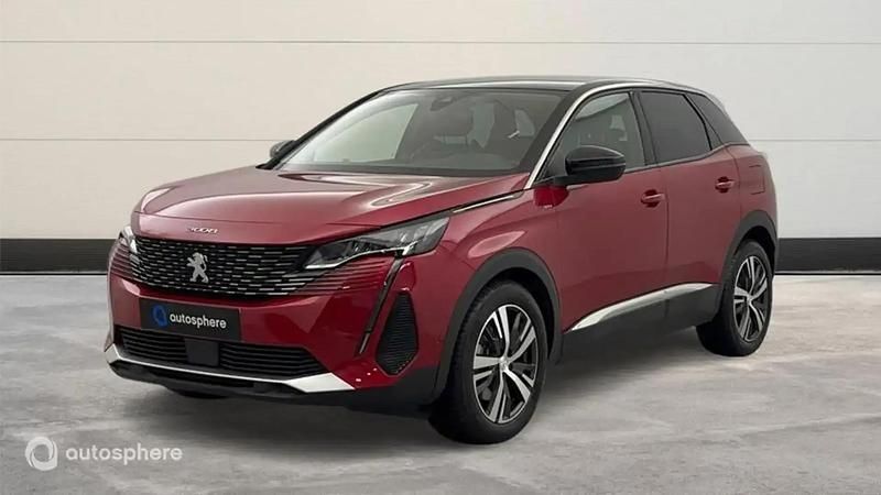 Rouge Utilisé 2022 Peugeot 3008 Allure SUV | 25 399 € (Prix juste) - Image 1/4
