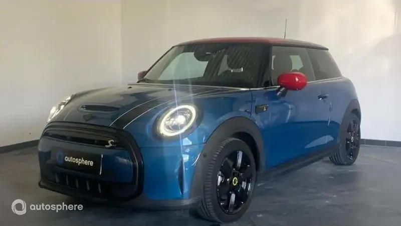 Bleu Utilisé 2023 Mini Cooper SE Premium Plus Citadine | 23 900 € (Prix assez cher) - Image 1/4