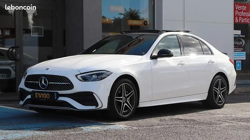 Blanc Occasion 2023 Mercedes C300e AMG line Berline | 39 490 € (Super prix) - Image 1/4