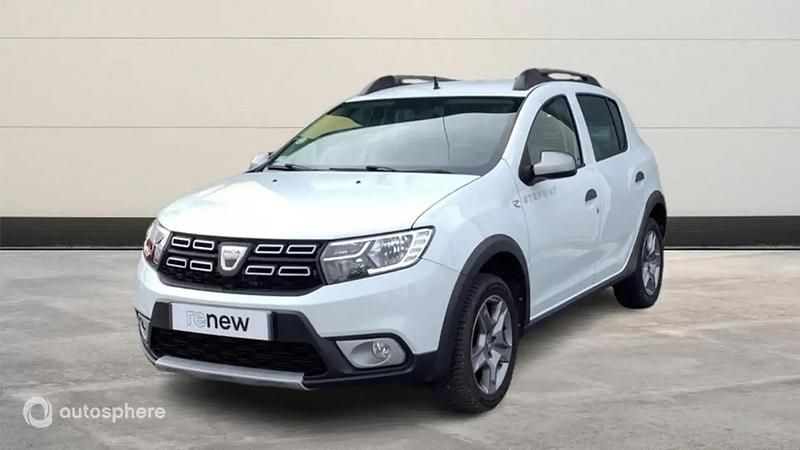 Blanc Utilisé 2020 Dacia Sandero Stepway Citadine | 10 999 € (Bon prix) - Image 1/4