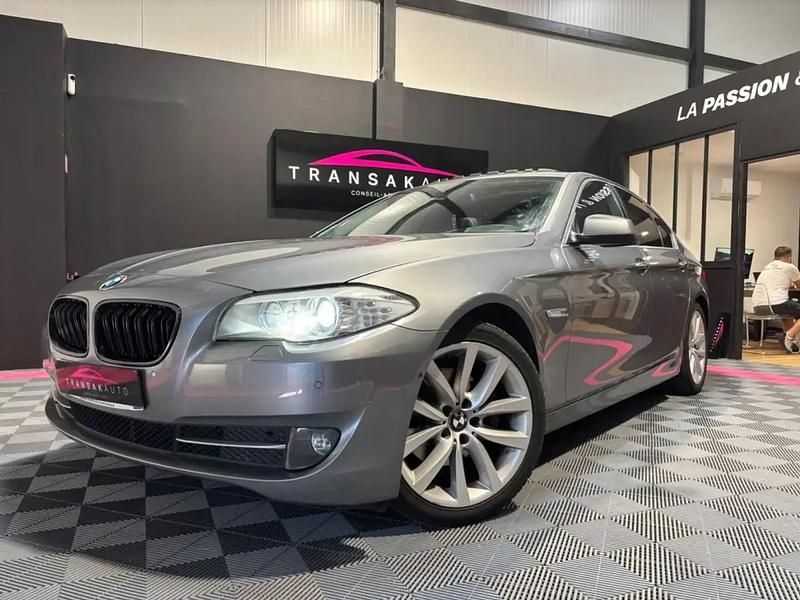 Gris Utilisé 2010 BMW 520 Exclusive Berline | 13 490 € - Image 1/4