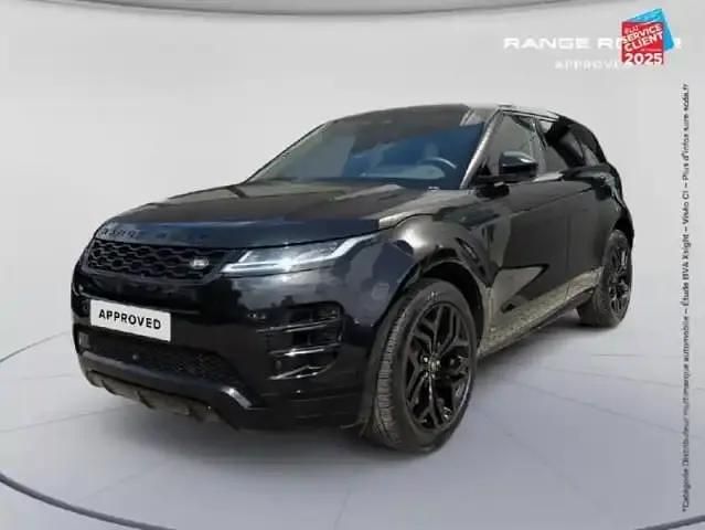 Santorini black Utilisé 2021 Land Rover Range Rover evoque SE Dynamic SUV | 44 999 € (Prix assez cher) - Image 1/4