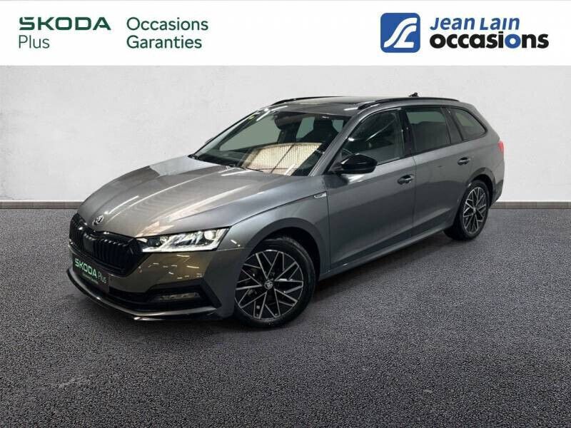 Gris Utilisé 2024 Skoda Octavia SportLine Break | 35 990 € (Prix assez cher) - Image 1/4