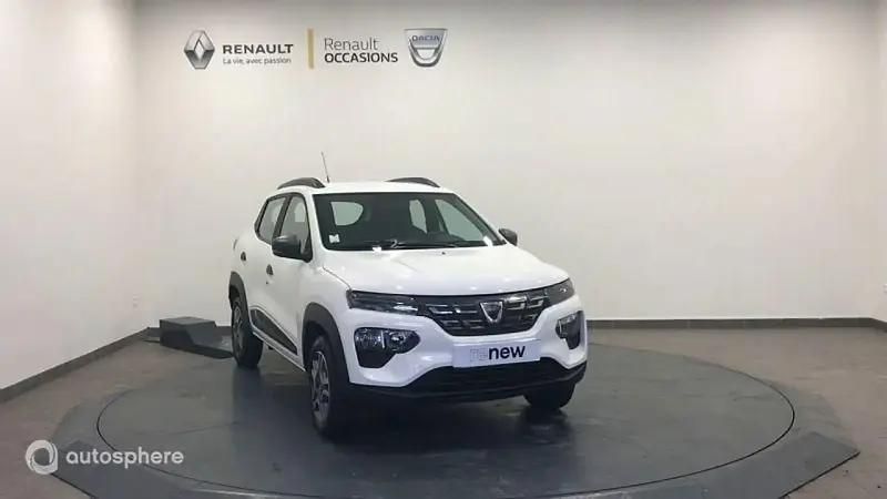 Blanc Utilisé 2020 Dacia Spring Business Citadine | 8 899 € (Prix juste) - Image 1/4