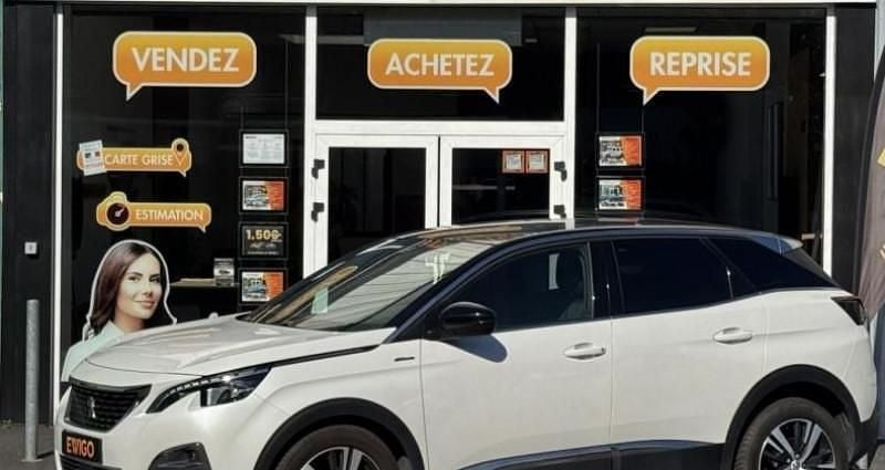 Blanc Utilisé 2017 Peugeot 3008 GT-line Monospace | 17 990 € (Prix juste) - Image 1/4