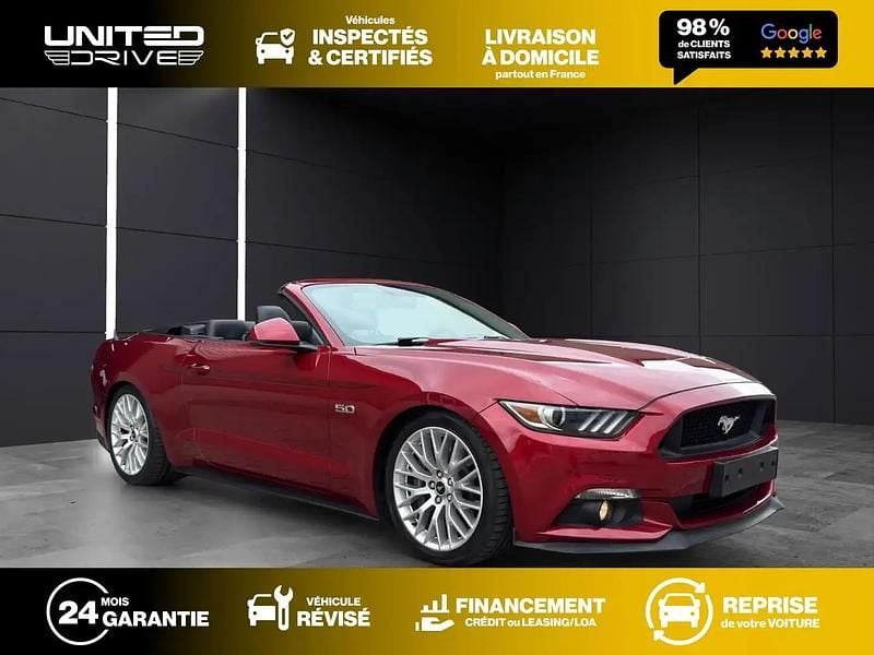 Rouge Utilisé 2016 Ford Mustang GT Convertible Cabriolet | 35 785 € (Super prix) - Image 1/4