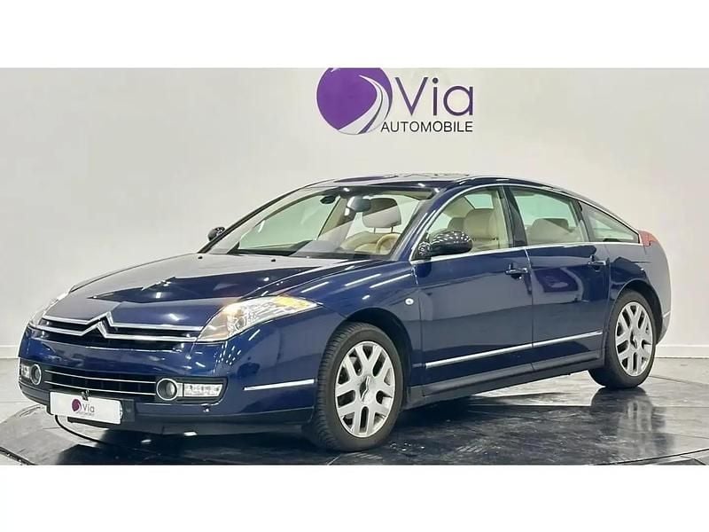 Bleu Occasion 2008 Citroën C6 Exclusive Berline | 10 490 € - Image 1/4