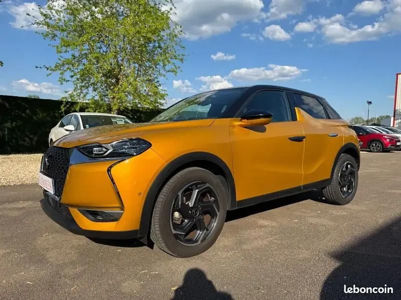 Jaune Utilisé 2020 DS Automobiles DS3 Crossback Grand Chic SUV | 16 990 € (Prix juste) - Image 1/4
