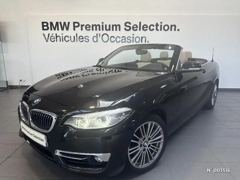 Noir Utilisé 2019 BMW 218 Luxury Line Cabriolet | 24 900 € (Prix cher) - Image 1/4