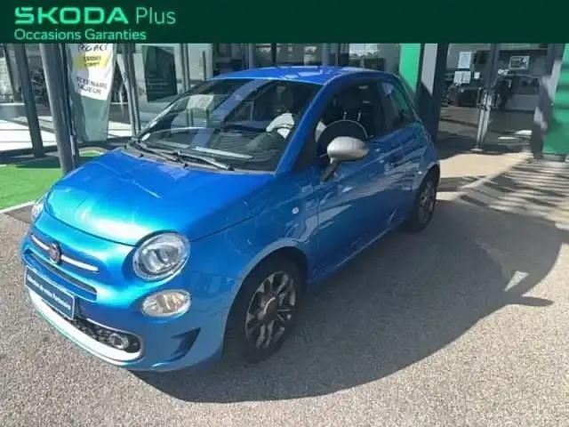 Bleu métallisé Utilisé 2020 Fiat 500 S Berline | 11 540 € (Bon prix) - Image 1/4