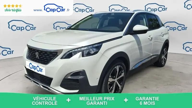 Blanc Utilisé 2018 Peugeot 3008 Allure SUV | 19 990 € (Prix juste) - Image 1/4