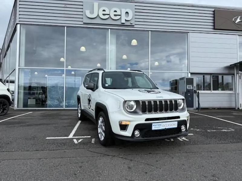 Blanc Utilisé 2021 Jeep Renegade Limited SUV | 17 990 € (Prix juste) - Image 1/4