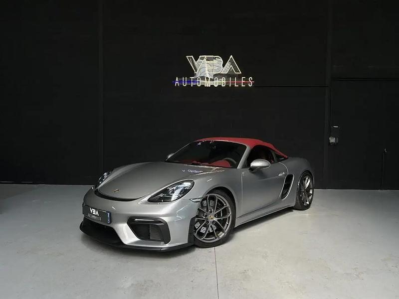 Gris Utilisé 2021 Porsche 718 Boxster Cabriolet | 126 990 € - Image 1/4