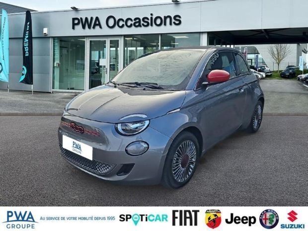 Utilisé 2022 Fiat 500e Red Citadine | 15 000 € (Prix juste) - Image 1/4