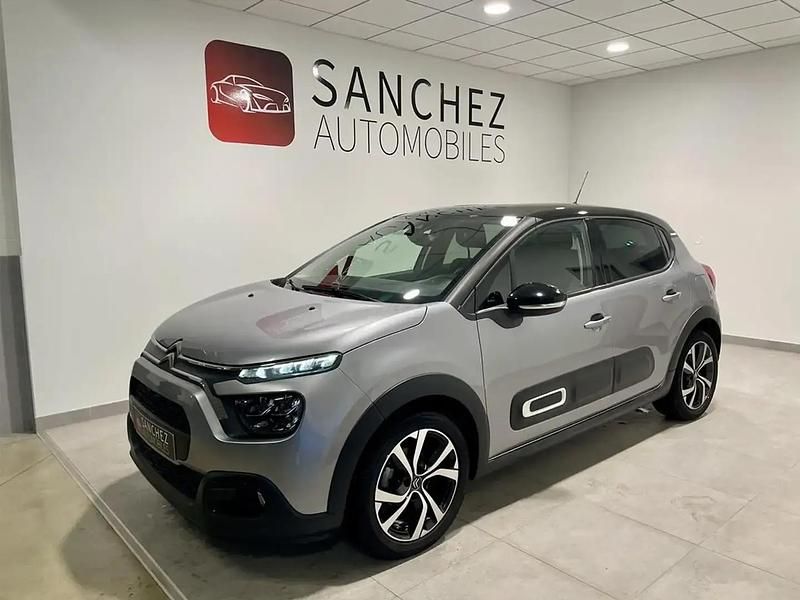 Gris Utilisé 2022 Citroën C3 PureTech Citadine | 13 990 € (Prix cher) - Image 1/4
