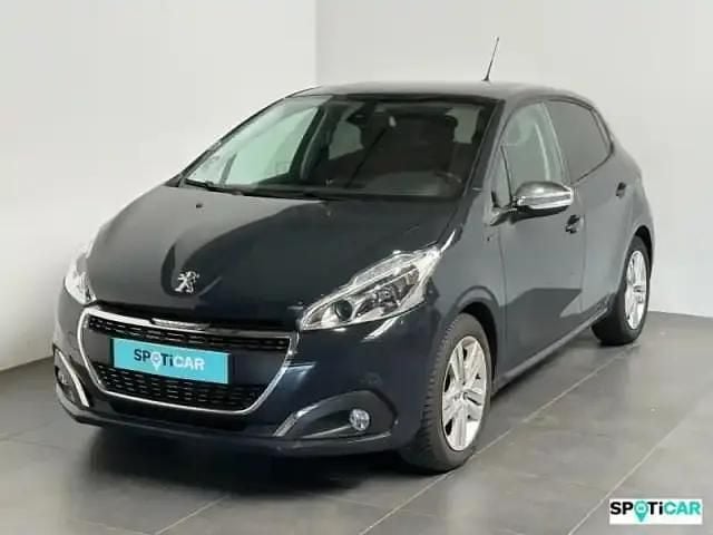 Gris Utilisé 2019 Peugeot 208 Signature Sky Citadine | 7 990 € (Bon prix) - Image 1/4
