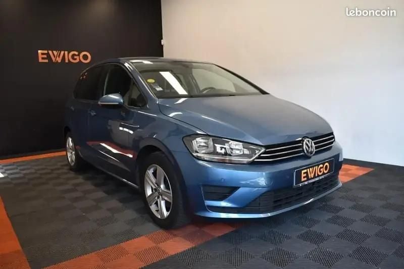 Bleu Utilisé 2014 VW Golf Sportsvan LOUNGE Monospace | 8 290 € (Prix juste) - Image 1/4