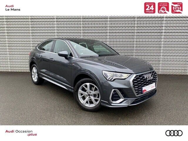 Gris daytona nacré Utilisé 2022 Audi Q3 Sportback S-Line SUV | 36 890 € (Prix juste) - Image 1/4