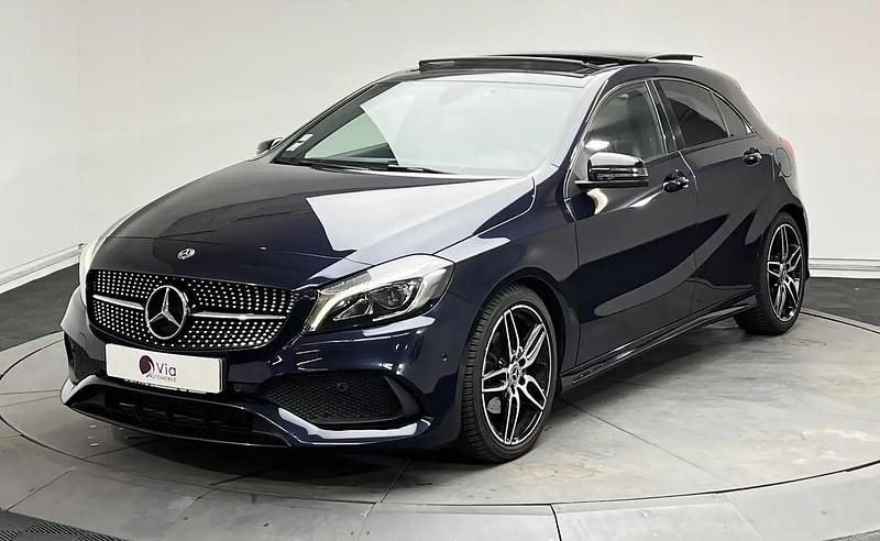 Bleu Utilisé 2017 Mercedes A200 Berline | 15 290 € (Prix juste) - Image 1/4