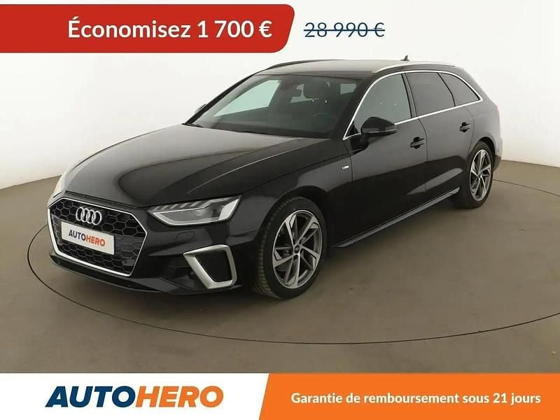 Noir Occasion 2022 Audi A4 S-Line Break | 27 290 € (Bon prix) - Image 1/2
