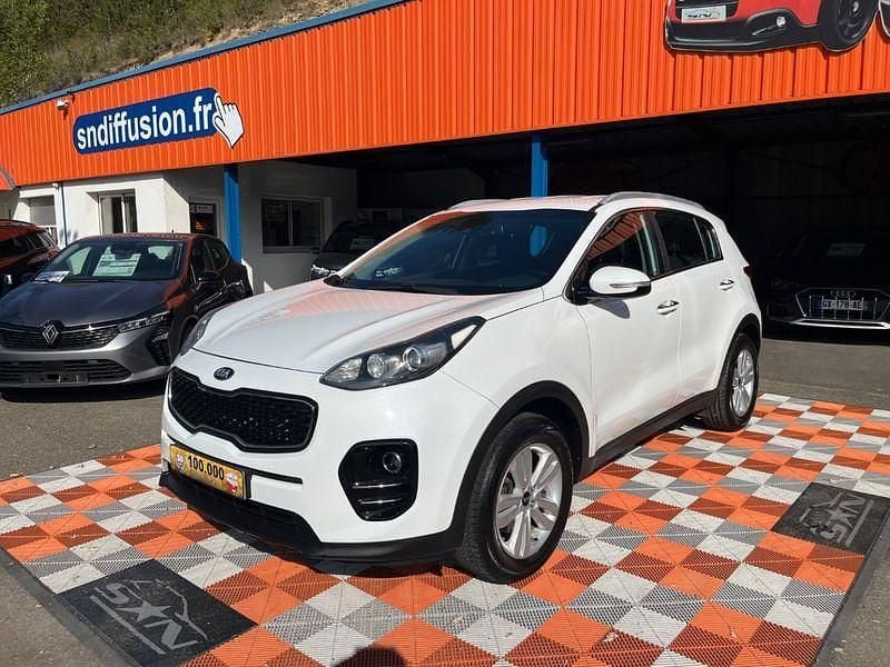 Blanc Utilisé 2016 Kia Sportage Active SUV | 14 990 € (Bon prix) - Image 1/4
