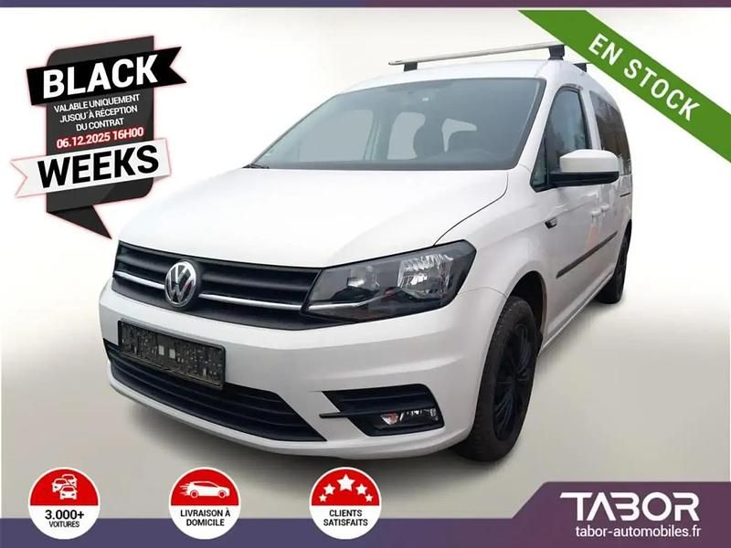 Blanc Occasion 2018 VW Caddy Maxi Trendline Monospace | 19 288 € (Prix juste) - Image 1/4